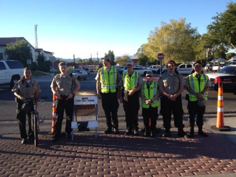 Explorers preparing to direct traffic at Art in the Park 2013
